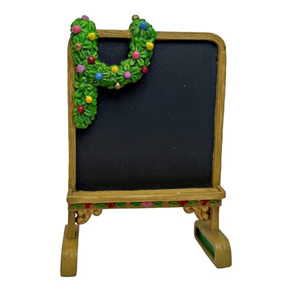 Enesco The North Pole Village Schoolhouse Blackboard Sandra Zimnicki 834432 HTF - Picture 4 of 5